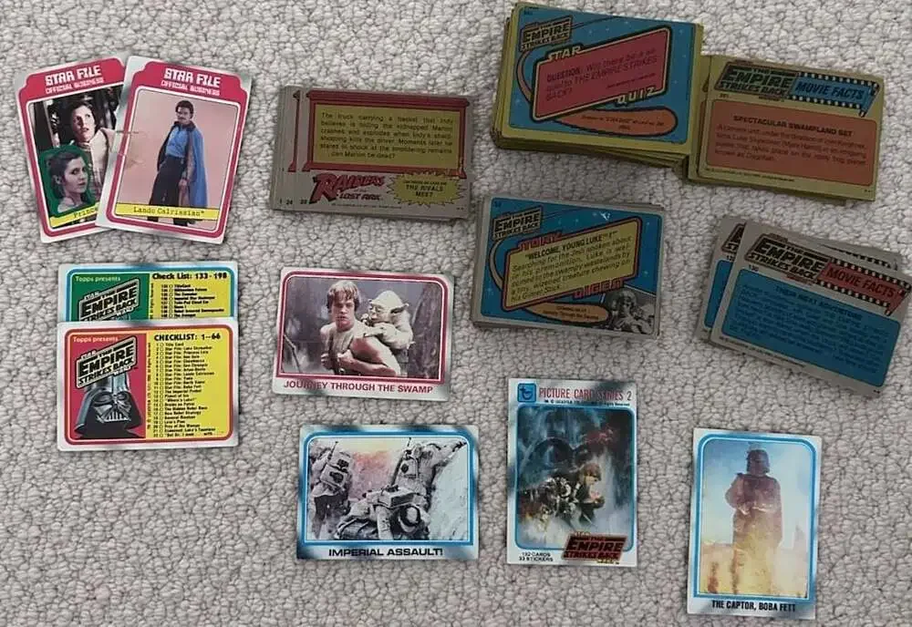 1980 Topps Star Wars The Empire Strikes Back ~144 Trading Card Collection